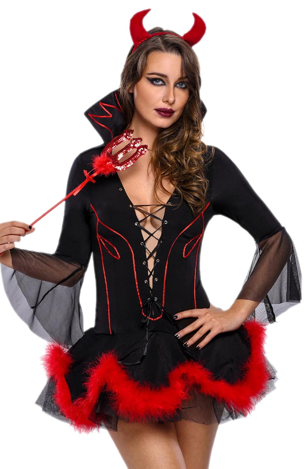 Sexy halloween costumes devil woman